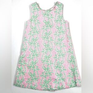 C&C CALIFORNIA Girls Sleeveless Palm Tree Print Dress 4 Tropical Resort Summer